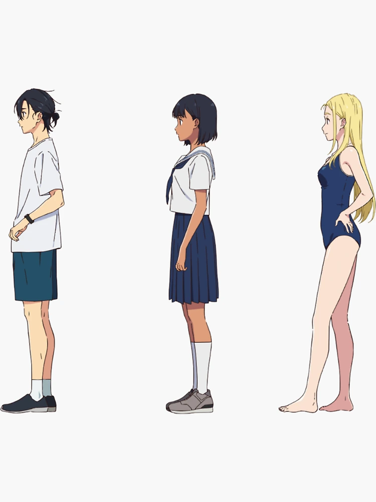 kofune ushio, minakata hizuru, ajiro shinpei, kofune mio, haine, and 2 more  (summertime render) drawn by 10ttruck