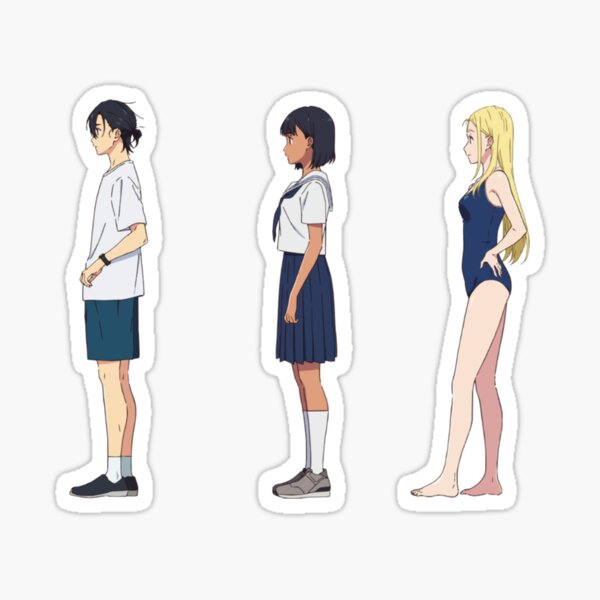 Japanese Cartoon Summer Time Rendering Poster Stickers Anime AjiroShinpei  Ushio Kofune Wall Sticker HD Self Adhesive Posters - AliExpress