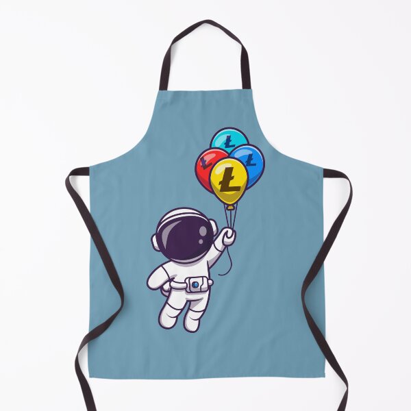 Item preview, Crypto Astronaut Litecoin Balloons designed and sold by Crypmetal.