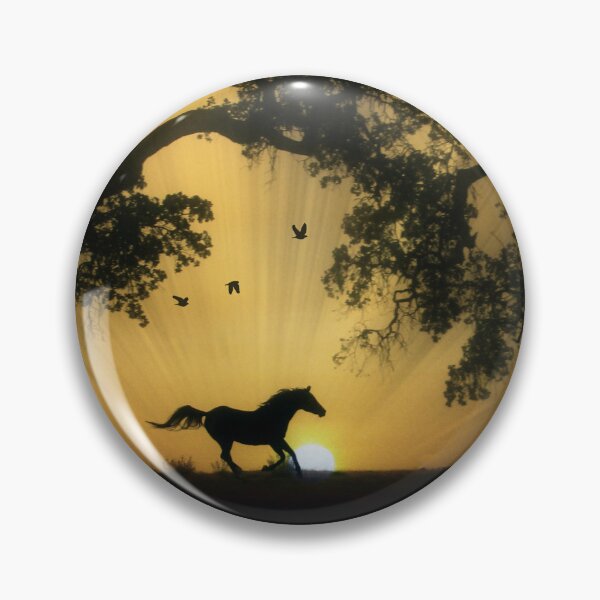 Item preview, Summer Solstice Blessing with Horse Oak Trees Sun and Birds designed and sold by Stephanie Laird.