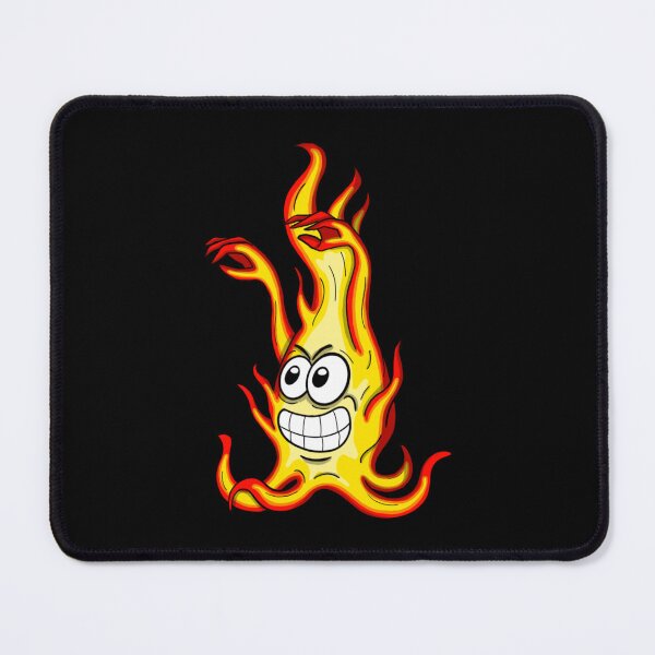 Item preview, Cartoon design of a fire character designed and sold by manu-moon.