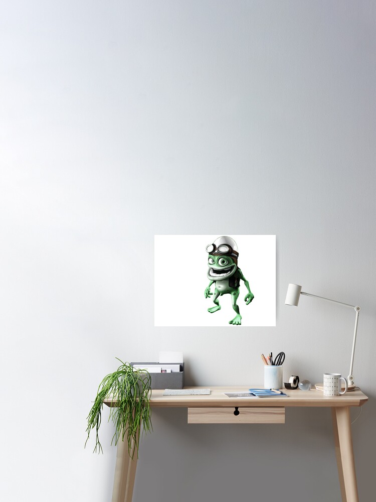 Green Crazy Frog Poster for Sale by Sp1leX