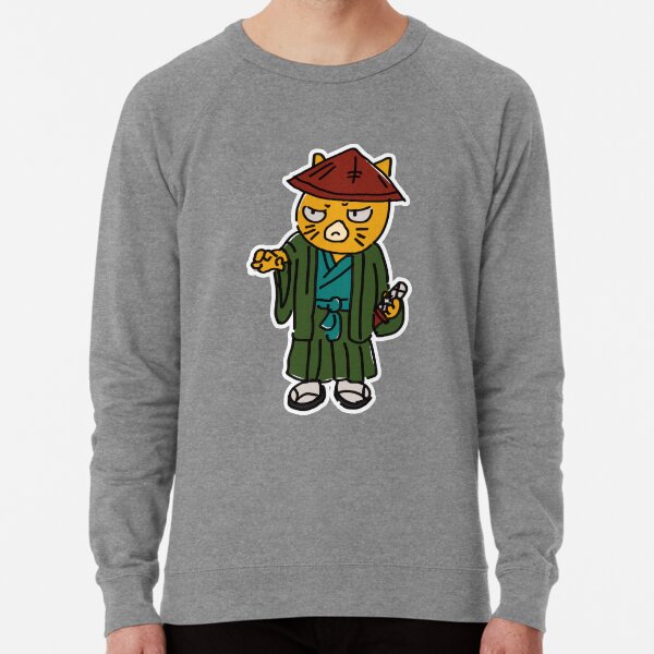 Autocollant chat mignon Sweatshirt léger