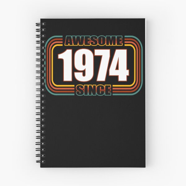 Item preview, Awesome Since 1974 70s Retro Vintage 48th Birthday designed and sold by TrendingTees4u.