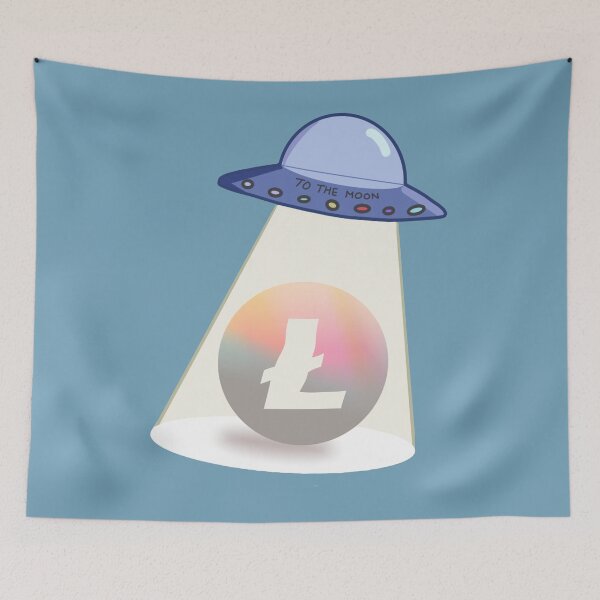 Item preview, Crypto UFO Litecoin to the Moon designed and sold by Crypmetal.