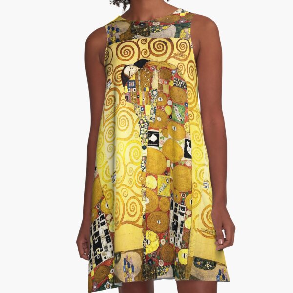Aperçu de l'œuvre L'Étreinte de Gustav Klimt créée et vendue par NewNomads.