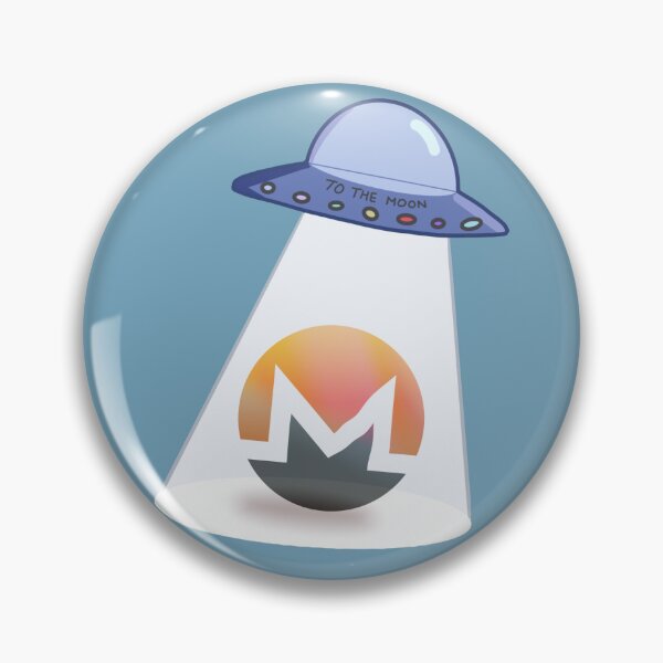 Item preview, Crypto UFO Monero to the Moon designed and sold by Crypmetal.