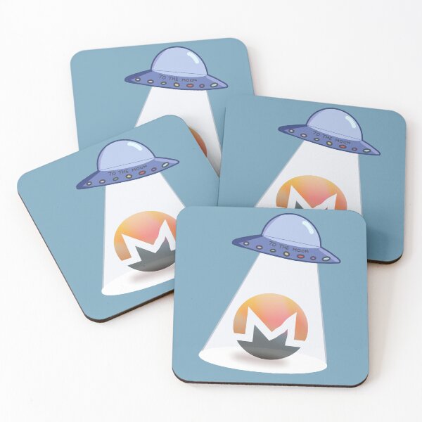 Item preview, Crypto UFO Monero to the Moon designed and sold by Crypmetal.