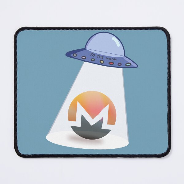 Item preview, Crypto UFO Monero to the Moon designed and sold by Crypmetal.