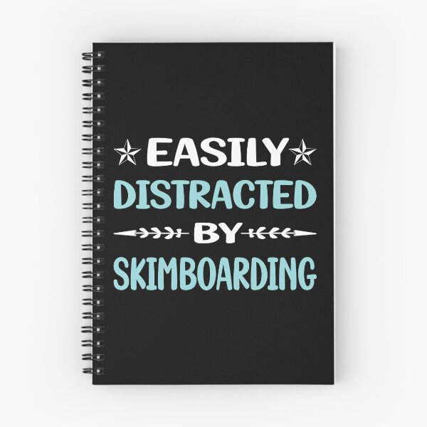 Item preview, Funny Easily Distracted Skimboarding Skimboard Skimboarder Skimming designed and sold by robinnacallanyi.