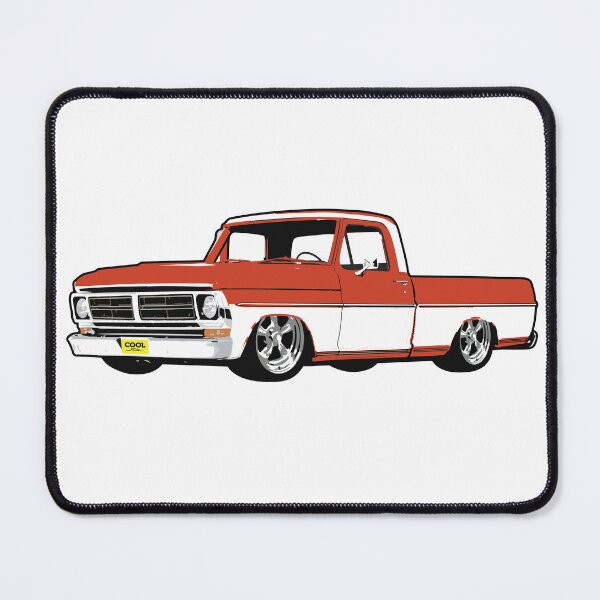 Item preview, Red & White 71-72 F Truck designed and sold by CoolRide.