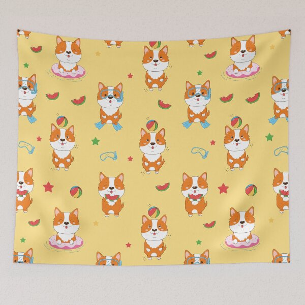 Item preview, Jolly corgis For Summer Time designed and sold by pretty-os.