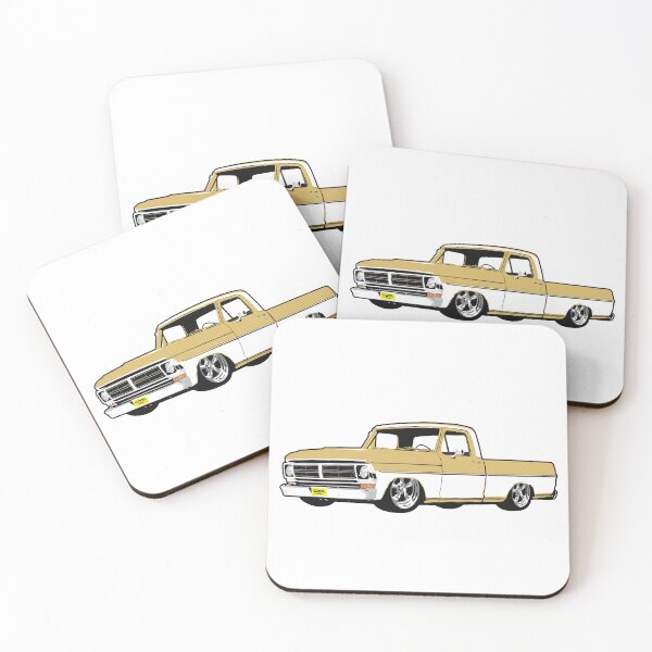 Item preview, Beige & White 71-72 F Truck designed and sold by CoolRide.