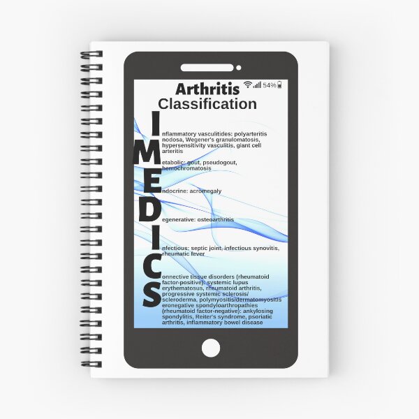 Item preview, Arthritis Classification: IMEDICS Medical Mnemonic designed and sold by Caregiverology.