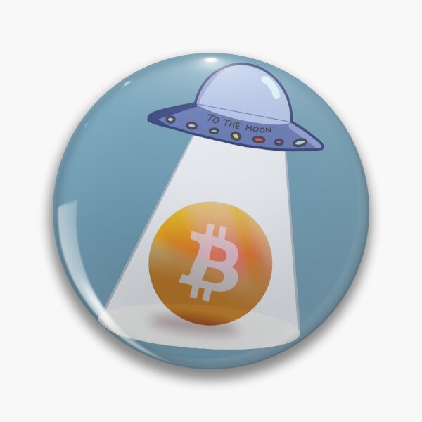 Item preview, Crypto UFO Bitcoin to the Moon designed and sold by Crypmetal.