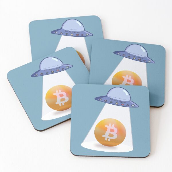 Item preview, Crypto UFO Bitcoin to the Moon designed and sold by Crypmetal.