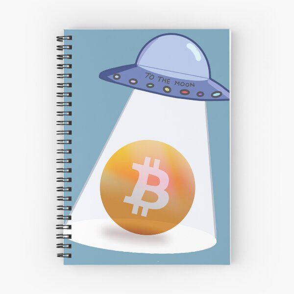 Item preview, Crypto UFO Bitcoin to the Moon designed and sold by Crypmetal.