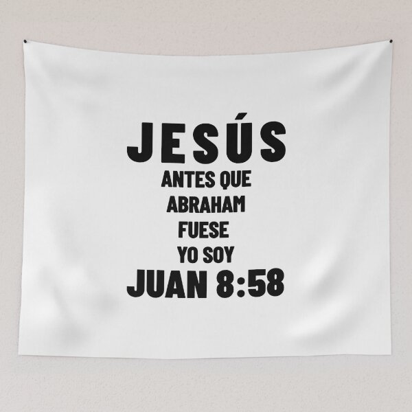 Item preview, John 8:58 Jesus I Am Spanish Bible Verse designed and sold by NombresDeJesus.