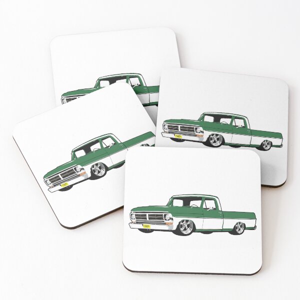 Item preview, Green & White 71-72 F Truck designed and sold by CoolRide.