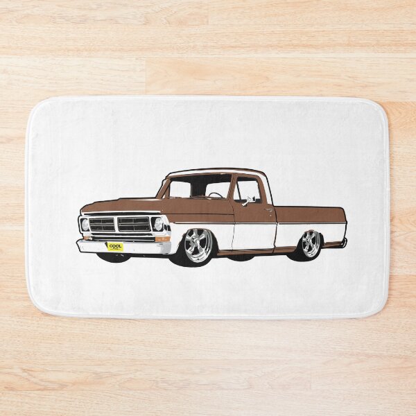 Item preview, Brown & White 71-72 F Truck designed and sold by CoolRide.