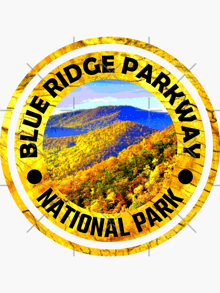 "Blue Ridge Parkway National Park Adventure, North Carolina Wood Sign