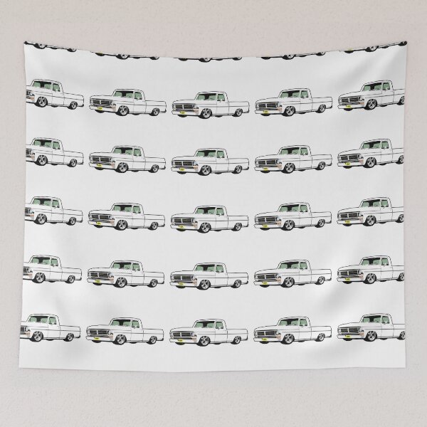 Item preview, White 71-72 F Truck designed and sold by CoolRide.
