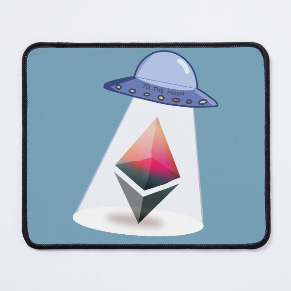 Item preview, Crypto UFO Ethereum to the Moon designed and sold by Crypmetal.