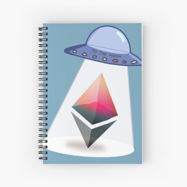 Item preview, Crypto UFO Ethereum to the Moon designed and sold by Crypmetal.