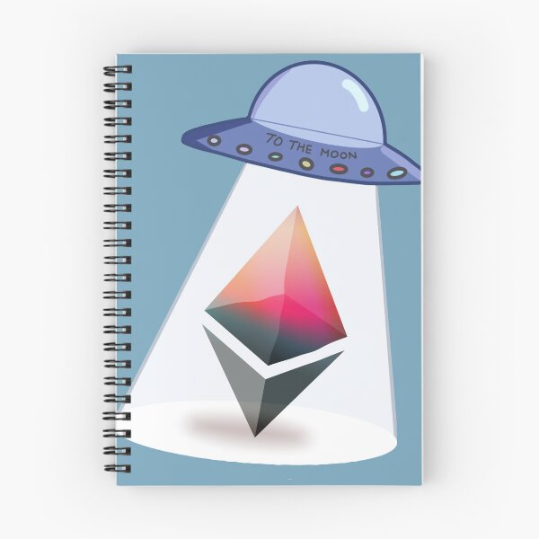 Item preview, Crypto UFO Ethereum to the Moon designed and sold by Crypmetal.