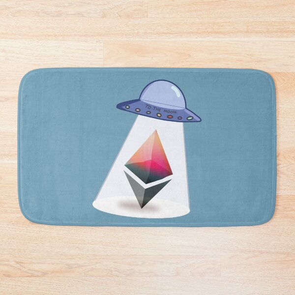 Item preview, Crypto UFO Ethereum to the Moon designed and sold by Crypmetal.