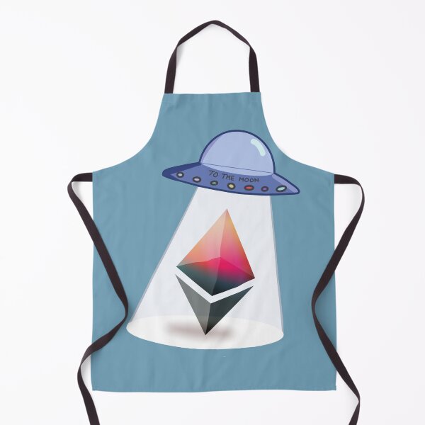 Item preview, Crypto UFO Ethereum to the Moon designed and sold by Crypmetal.