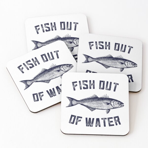 Item preview, Fish Out Of Water (Light BG) designed and sold by OutOfNowhere.