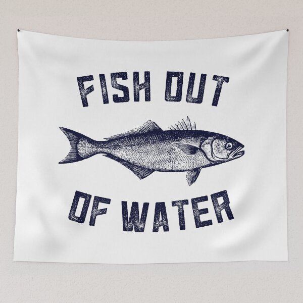 Artikelvorschau, Fisch aus dem Wasser (Light BG) entworfen und verkauft von OutOfNowhere.