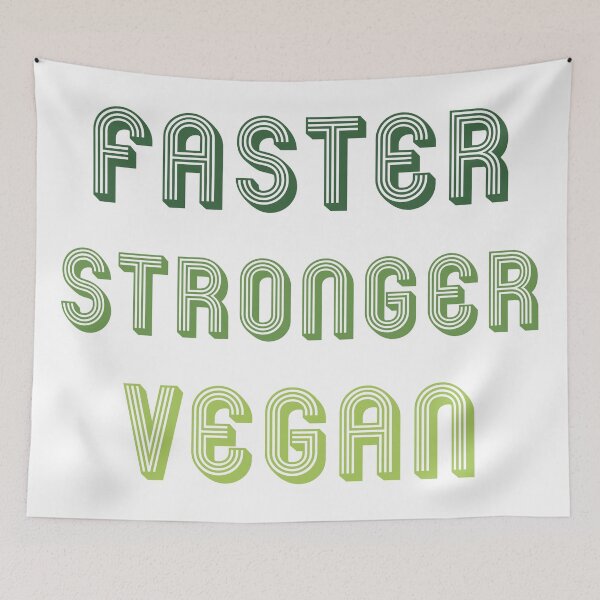 Item preview, Faster Stronger Vegan designed and sold by ShopOfK.