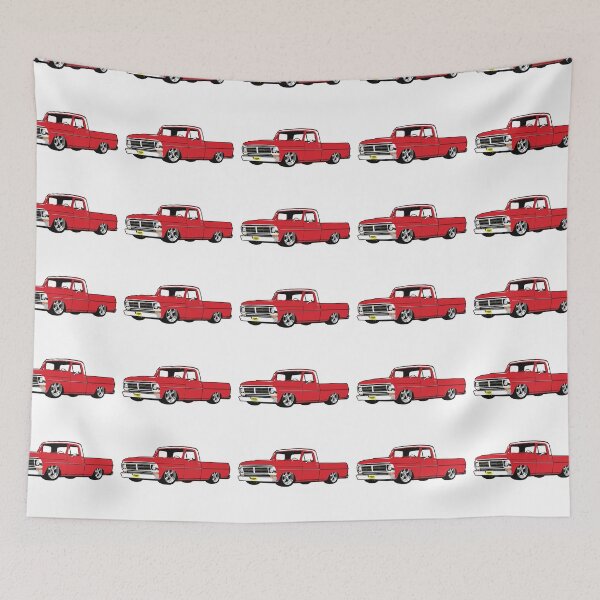 Item preview, Red 71-72 F Truck designed and sold by CoolRide.