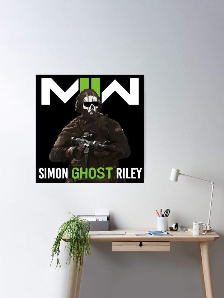 Ghost MW2 Art Print Simon ghost Riley -  Finland