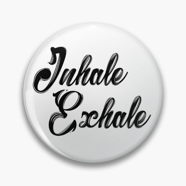 Item preview, Inhale Exhale (black) designed and sold by didijuca.