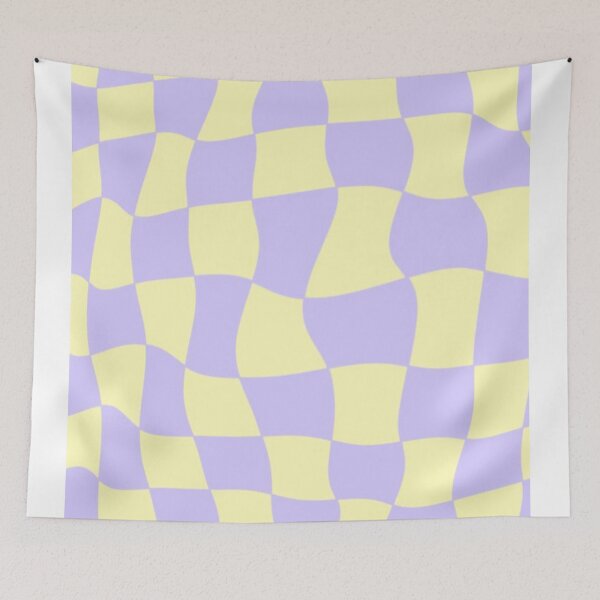Item preview, Purple and Yellow Checkered  designed and sold by trendtiktok.
