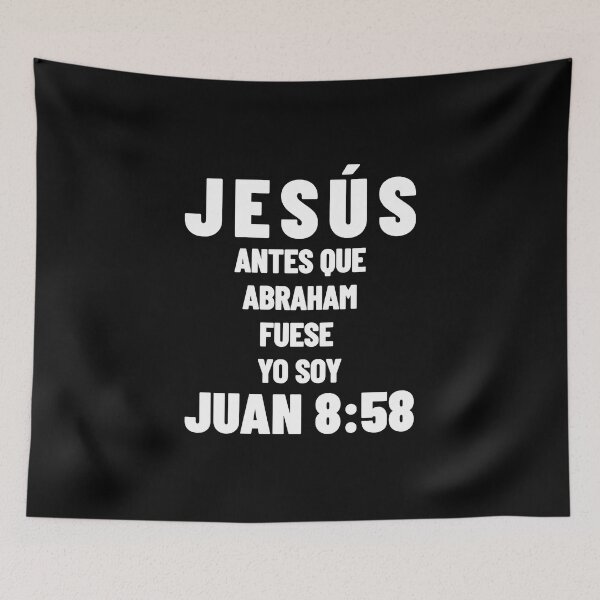 Item preview, John 8:58 Jesus I Am Spanish Bible Verse designed and sold by NombresDeJesus.