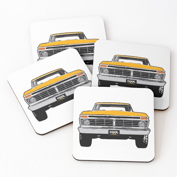 Item preview, Yellow 70s F Truck 4x4 designed and sold by CoolRide.