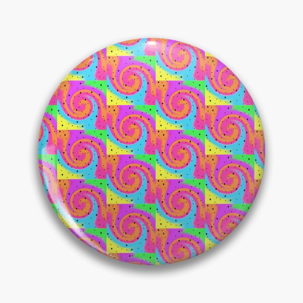Item preview, Black Speckle Design on a Rainbow Tie Dye Swirl Small Sized Repeating Pattern designed and sold by Nicolette Olivier.