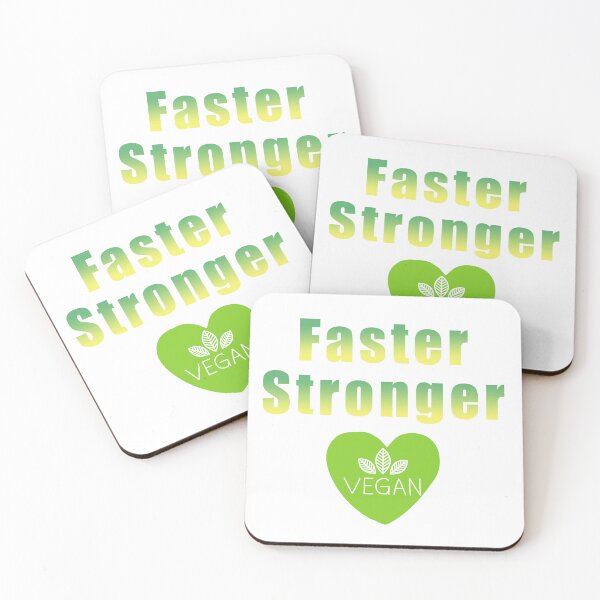 Item preview,  Faster Stronger Vegan designed and sold by ShopOfK.