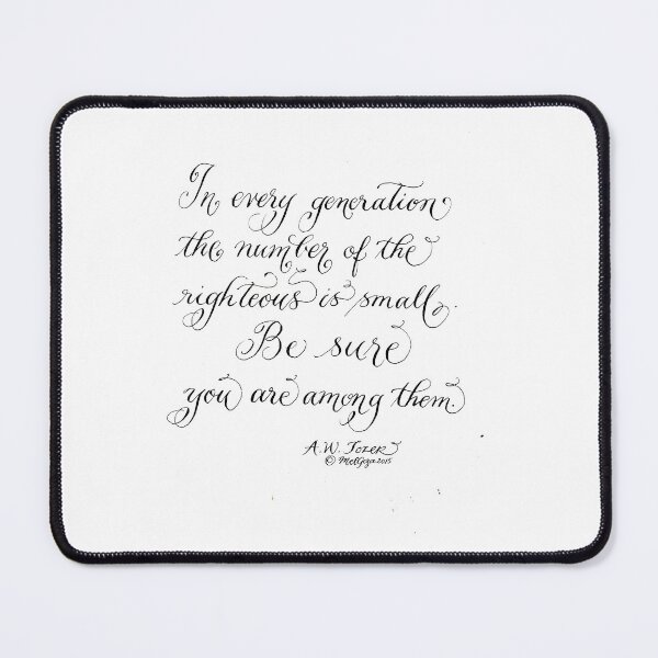 Item preview, Be sure inspirational Tozer quote designed and sold by Melissa Renee.