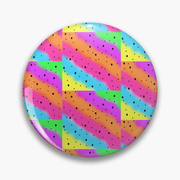 Item preview, Black Speckle Design on a Tie Dye Rainbow Stripe Background, Large Sized Repeating Pattern designed and sold by Nicolette Olivier.