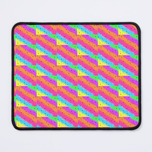 Item preview, Black Speckle Design on a Rainbow Tie Dye Stripe Small Sized Repeating Pattern designed and sold by Nicolette Olivier.