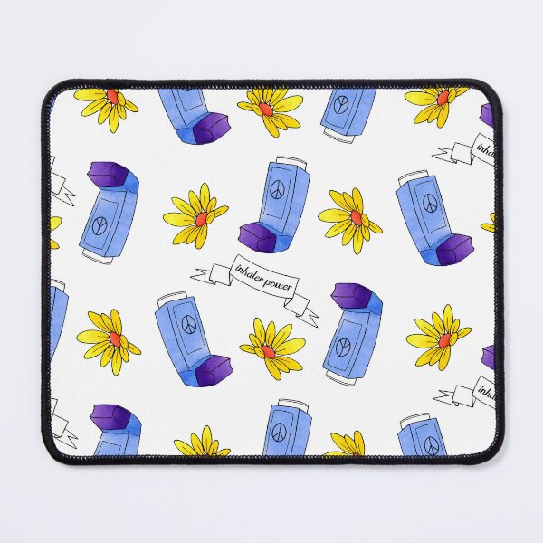 Item preview, Inhaler Power! - pattern - white  designed and sold by Chiara Filincieri.