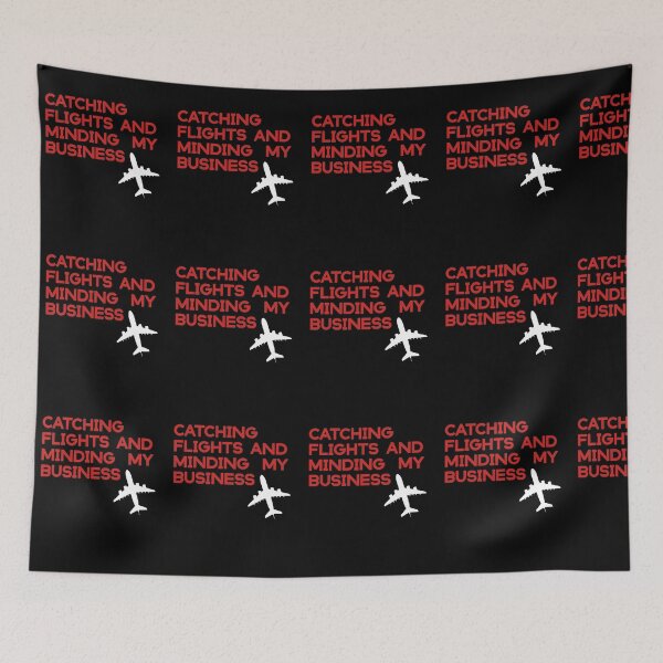 Item preview, catching flights and minding my business  designed and sold by KHELISTORE.
