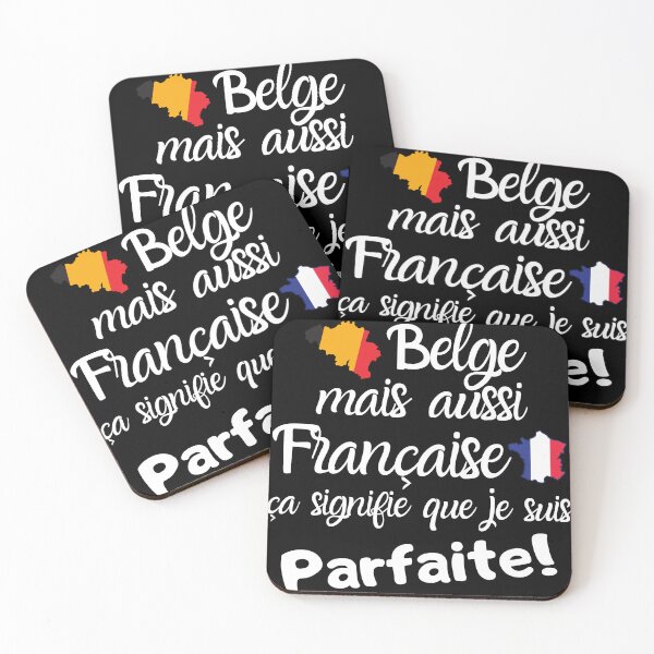 Item preview, Belgian but also French, it means that I am perfect, original gift designed and sold by tets.