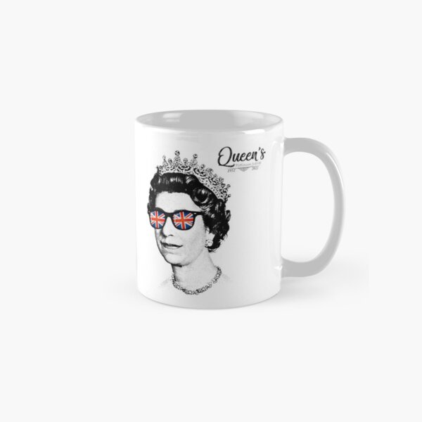 Elizabeth II w/ Sunglasses - British Queen Platinum Jubilee Classic Mug