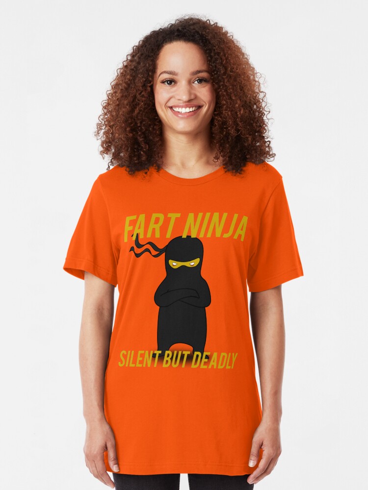 fart ninja silent but deadly t shirt